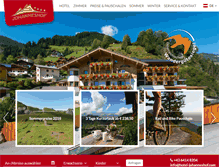 Tablet Screenshot of hotel-johanneshof.com